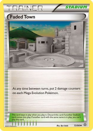 Faded Town 073 - Reverse Holofoil XY Ancient Origins - Uncommon