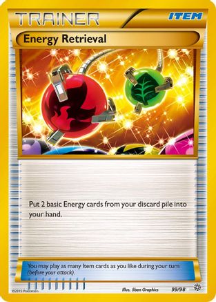 Energy Retrieval 099/98 - Holofoil XY Ancient Origins - Secret Rare