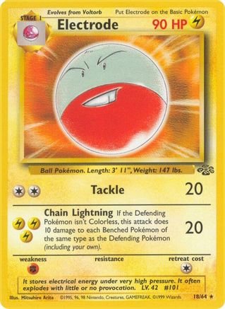 Electrode (18) 018/64 - Unlimited Jungle - Rare