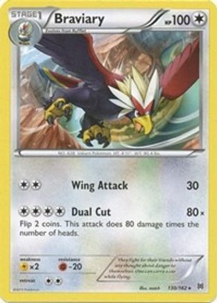 Braviary 130 XY BREAKthrough - Rare