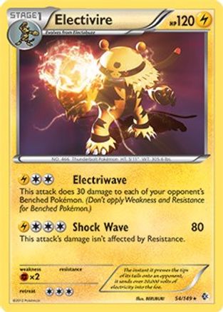 Electivire 054/149 Deck Exclusives - Rare