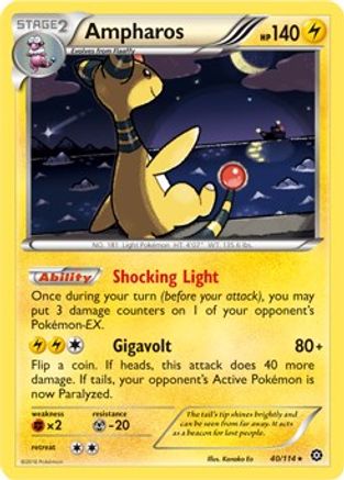 Ampharos 040/114 Deck Exclusives - Rare
