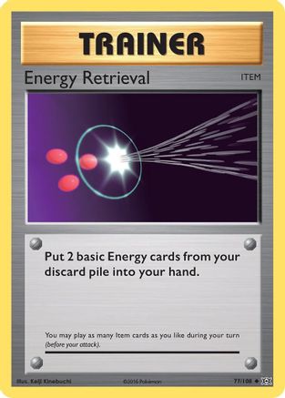 Energy Retrieval 077/108 XY Evolutions - Uncommon