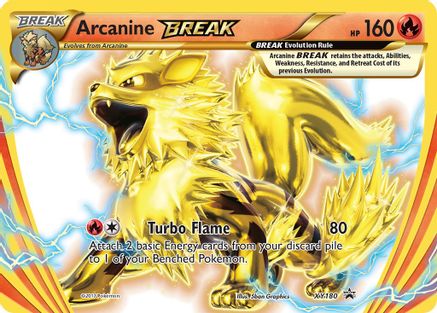 Arcanine BREAK XY180 - Holofoil XY Promos - Promo