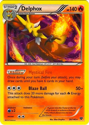 Delphox 026/146 - Holofoil Blister Exclusives - Promo