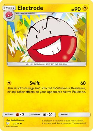 Electrode 031/73 Shining Legends - Uncommon