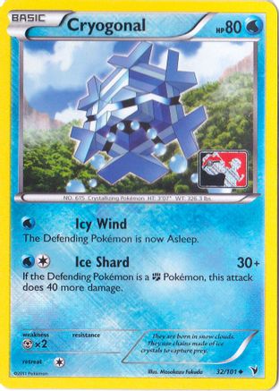 Cryogonal 032/101 - Reverse Holofoil League & Championship Cards - Promo