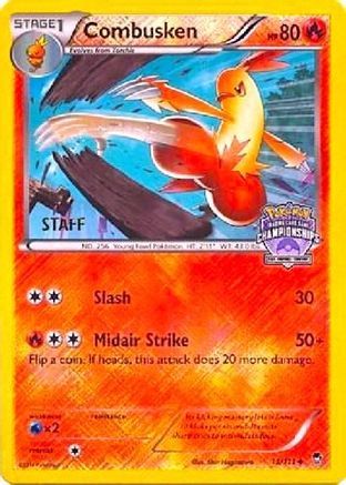 Combusken 013/111 - Reverse Holofoil League & Championship Cards - Promo