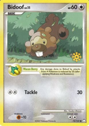 Bidoof 073/123 Countdown Calendar Promos - Promo