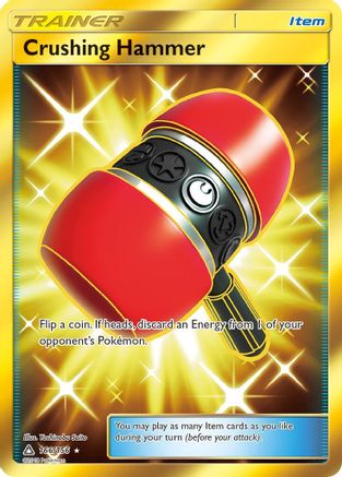 Crushing Hammer (Secret Rare) 166 - Holofoil SM Ultra Prism - Secret Rare