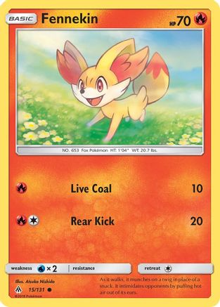 Fennekin (15) 015/131 SM Forbidden Light - Common