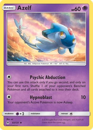 Azelf 043/131 SM Forbidden Light - Uncommon