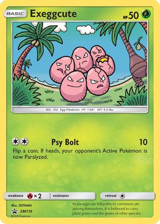 Exeggcute SM119 - Holofoil SM Promos - Promo