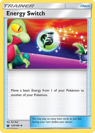 Energy Switch 129/168 - Reverse Holofoil SM Celestial Storm - Uncommon