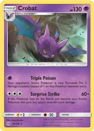 Crobat 056/149 - Holofoil Blister Exclusives - Promo