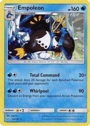 Empoleon 034/156 - Holofoil Deck Exclusives - Rare