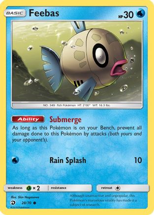 Feebas 028/70 Dragon Majesty - Common
