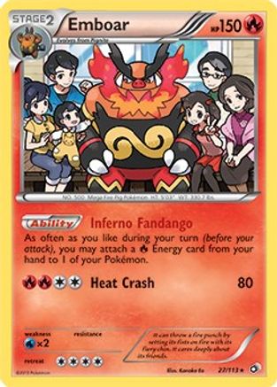Emboar 027/113 Deck Exclusives - Rare