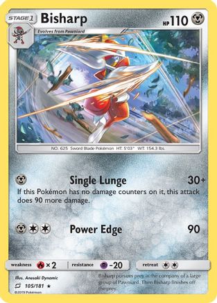 Bisharp 105 SM Team Up - Rare