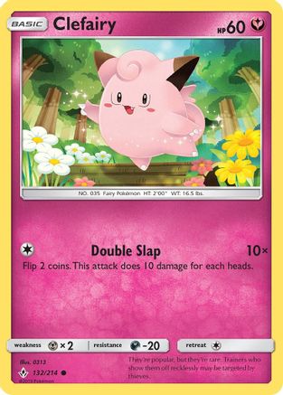Clefairy 132/214 SM Unbroken Bonds - Common