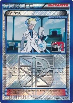 Colress 118/135 - Reverse Holofoil League & Championship Cards - Promo