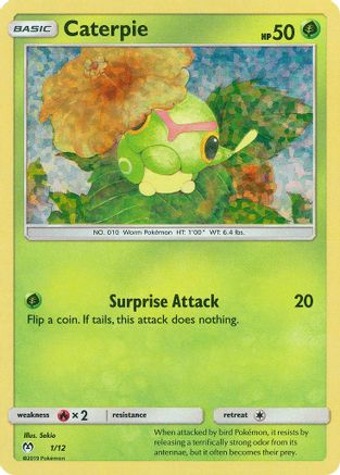 Caterpie 001/12 - Holofoil McDonalds Promos 2019 - Promo