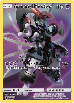 Armored Mewtwo SM228 - Holofoil SM Promos - Promo