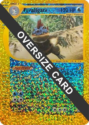 Feraligatr 002/12 - Reverse Holofoil Jumbo Cards - Promo
