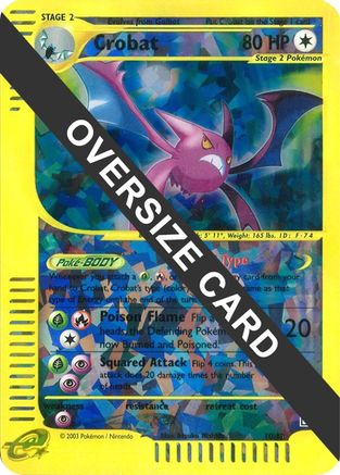 Crobat 010/12 - Reverse Holofoil Jumbo Cards - Promo
