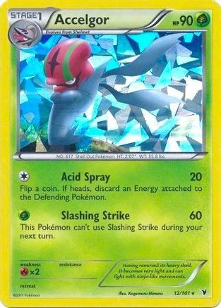 Accelgor 012/101 - Holofoil Deck Exclusives - Holo Rare
