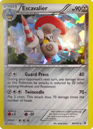 Escavalier 080/101 - Holofoil Deck Exclusives - Holo Rare