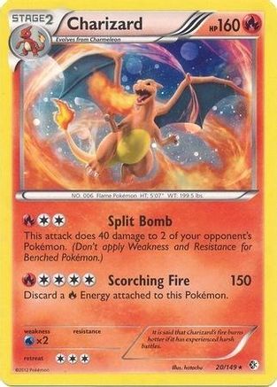 Charizard 020/149 - Holofoil Blister Exclusives - Promo