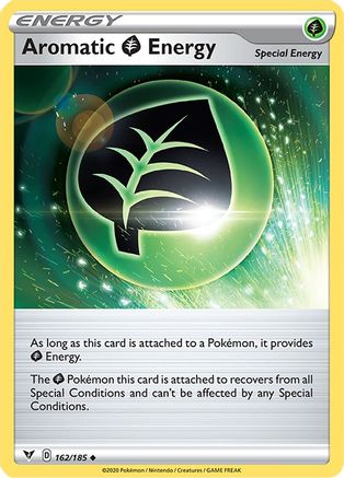 Aromatic Grass Energy 162/185 - Reverse Holofoil SWSH04 Vivid Voltage - Uncommon