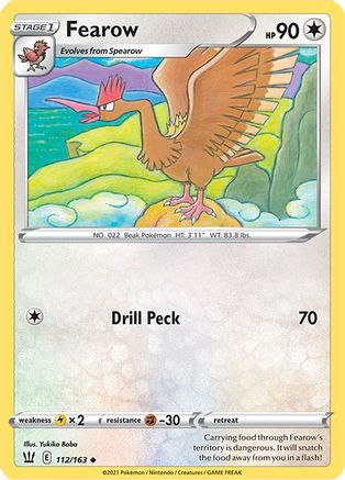 Fearow 112/163 SWSH05 Battle Styles - Uncommon