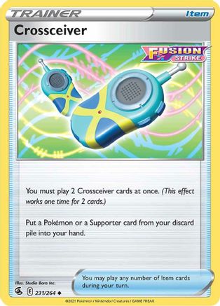 Crossceiver 231/264 SWSH08 Fusion Strike - Uncommon