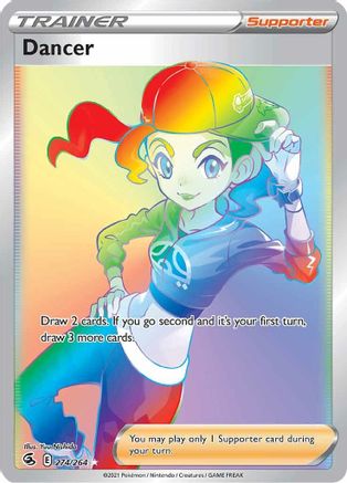 Dancer (Secret) 274/264 - Holofoil SWSH08 Fusion Strike - Secret Rare