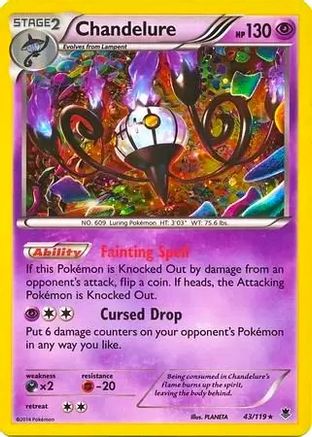 Chandelure 043/119 - Holofoil Blister Exclusives - Promo