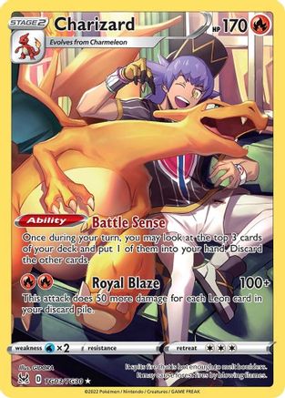 Charizard TG03/TG30 - Holofoil SWSH11 Lost Origin Trainer Gallery - Ultra Rare