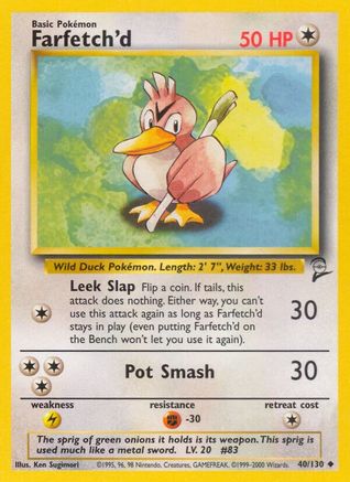 Farfetch'd 040/130 Base Set 2 - Uncommon
