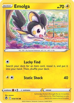 Emolga 054/195 SWSH12 Silver Tempest - Common