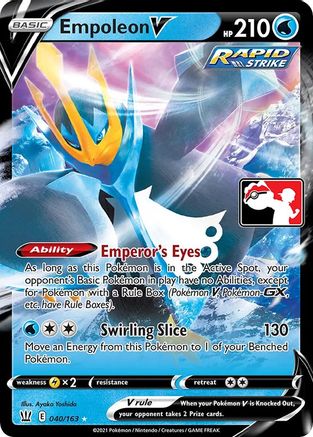 Empoleon V 040 - Holofoil Prize Pack Series Cards - Ultra Rare
