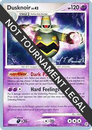 Dusknoir 002 World Championship Decks - Rare