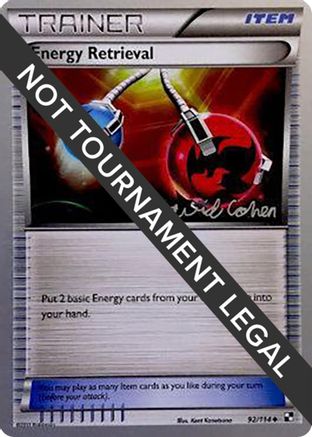 Energy Retrieval - 2011 (David Cohen) 092 World Championship Decks - Uncommon