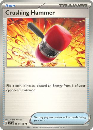 Crushing Hammer 168/198 - Reverse Holofoil SV01 Scarlet & Violet Base Set - Common