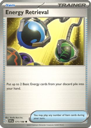 Energy Retrieval 171/198 SV01 Scarlet & Violet Base Set - Common