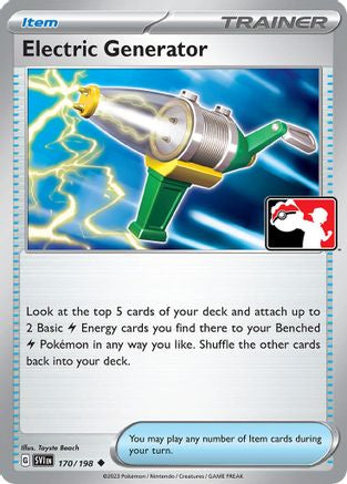 Electric Generator 170/198 - Holofoil Prize Pack Series Cards - Uncommon