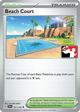 Beach Court 167/198 - Holofoil Prize Pack Series Cards - Uncommon