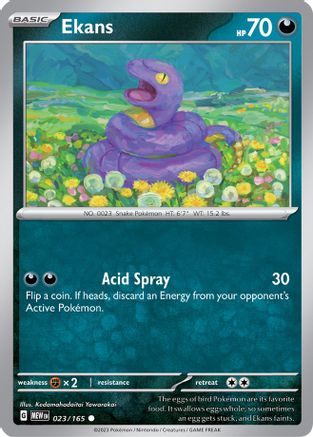 Ekans 023/165 SV Scarlet & Violet 151 - Common