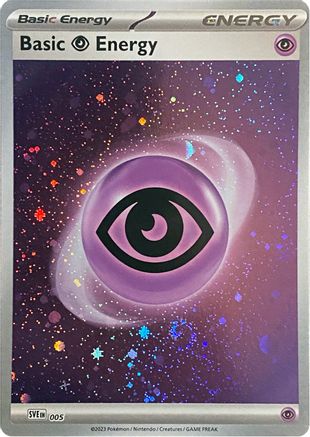 Basic Psychic Energy (Cosmos Holo) 005 - Holofoil SV01 Scarlet & Violet Base Set - Common