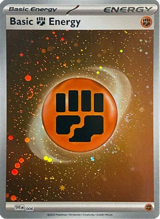 Basic Fighting Energy (Cosmos Holo) 006 - Holofoil SV01 Scarlet & Violet Base Set - Common